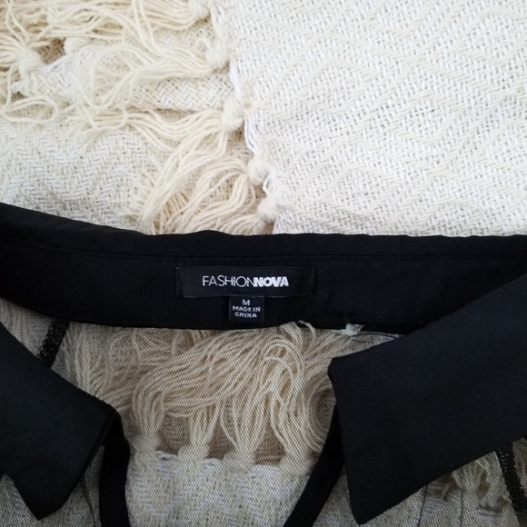 Fashion Nova Black Blouse - Picture 2 of 4